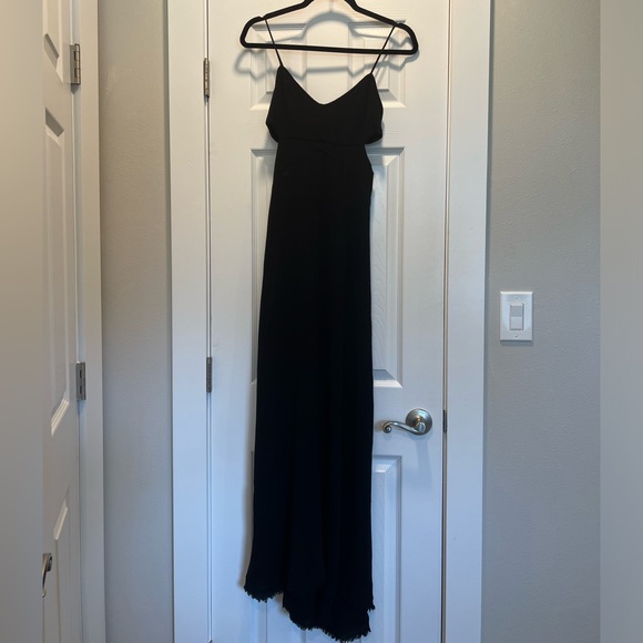 Ecote Shipwreck Cutout Maxi Dress, Black, Small - Picture 1 of 4